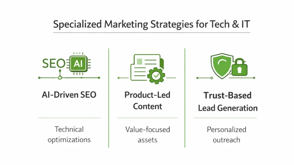 AI-driven SEO and marketing strategies for tech and IT companies
