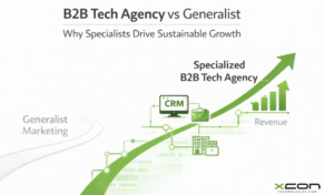 explaining why a specialized B2B tech agency outperforms general marketing agencies in complex sales cycles